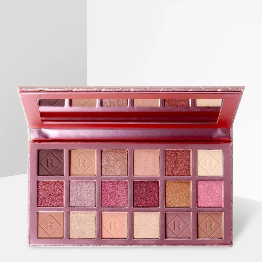 NEW Makeup Revolution Glam Glow Soft Glamour Eyeshadow Palette 18 Shades Neutral